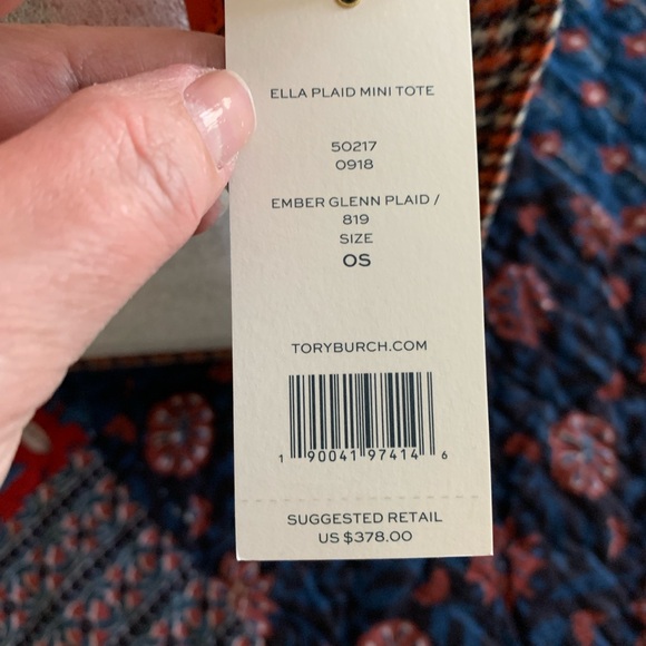 NWT Tory Burch Ella Plaid Mini Tote
“Ember Glenn Plaid Tote” - Picture 9 of 12